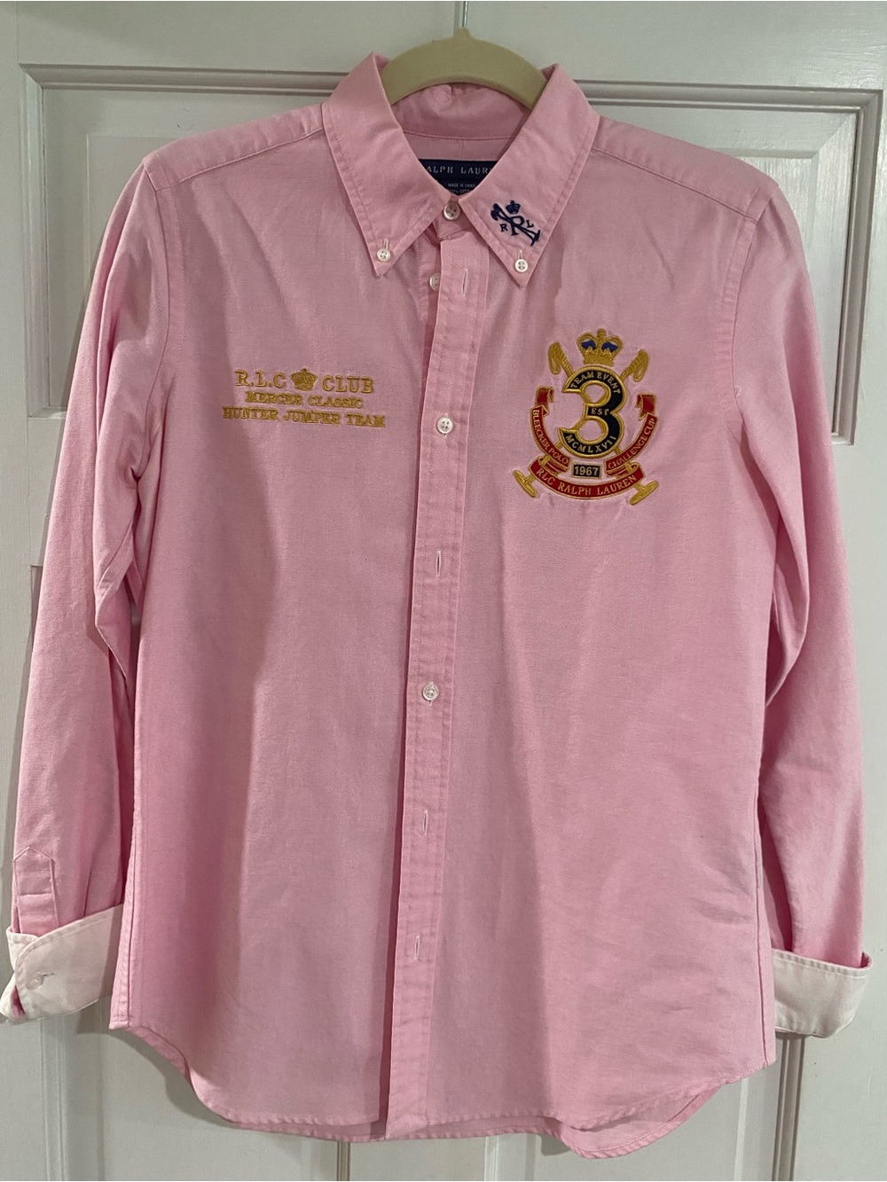 Ralph Lauren Bleecker Polo Oxford Sz. 10